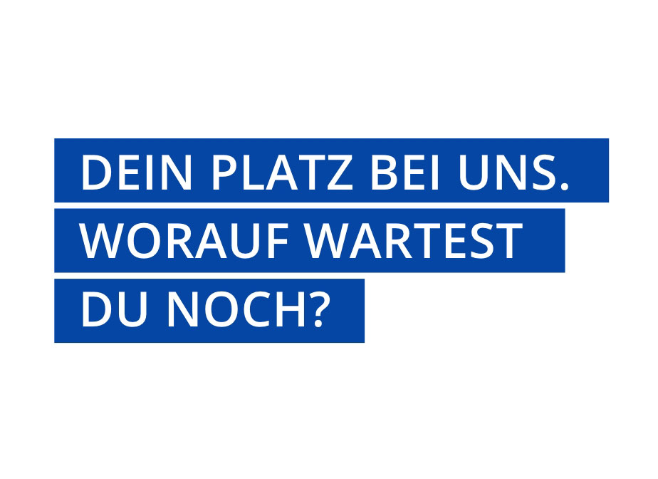 Bewerbe dich jetzt!
