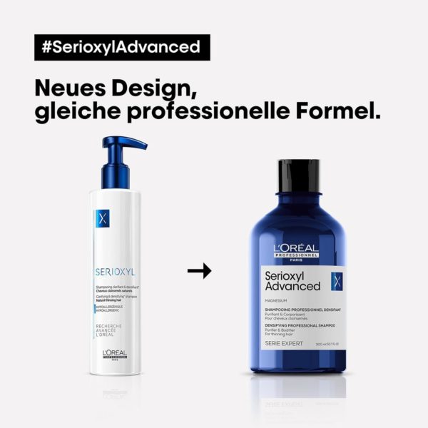 L’Oréal Professionnel Serie Expert Serioxyl Advanced für dünner werdendes Haar Purifier & Bodifier Shampoo – Bild 5