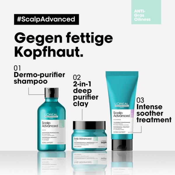 L’Oréal Professionnel Serie Expert Scalp Advanced Anti‑Fettend Dermo Purifier Shampoo – Bild 2