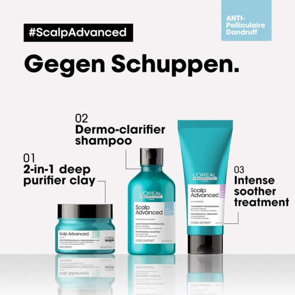 L’Oréal Professionnel Serie Expert Scalp Advanced Anti‑Schuppen Dermo Clarifier Shampoo – Bild 2