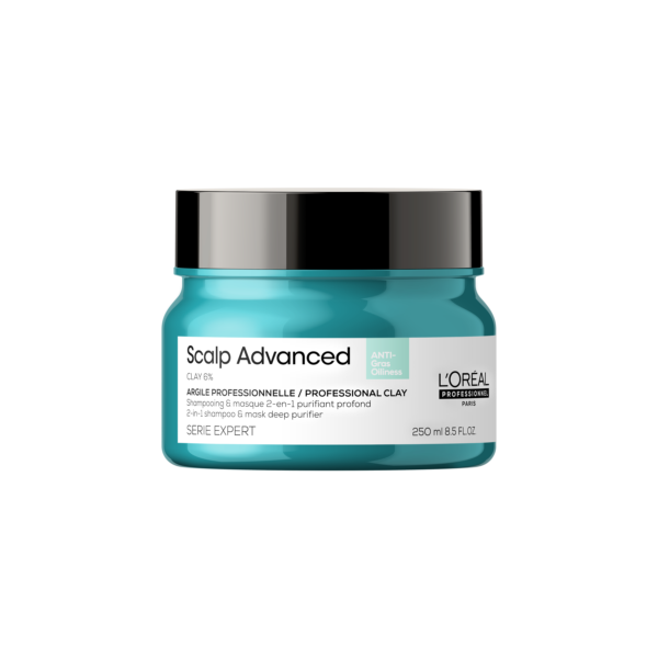 L’Oréal Professionnel Serie Expert Scalp Advanced Anti‑Fettend 2‑in‑1 Deep Purifier Clay